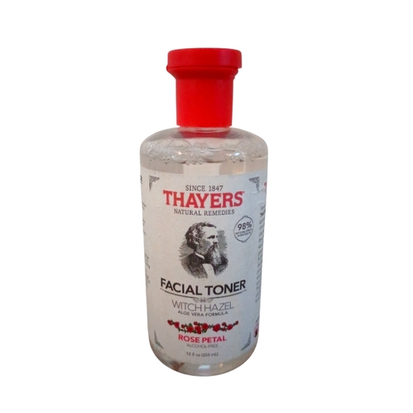 New Thayers Alcohol-Free Witch Hazel Aloe Facial Toner Rose Petal 12oz - Picture 1 of 7